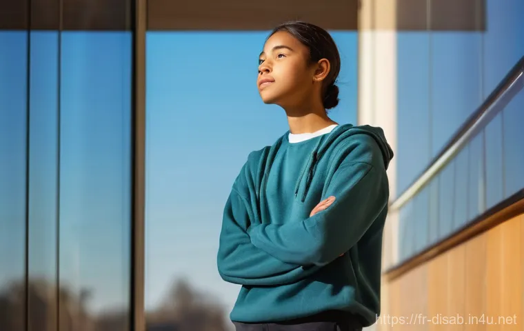 장애인재활상담사 실습기관 선택 요령 - **Prompt:** A warm and professional office setting within a care facility. A young intern, dressed i...